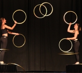 Hula-Hoop - Black & Gold